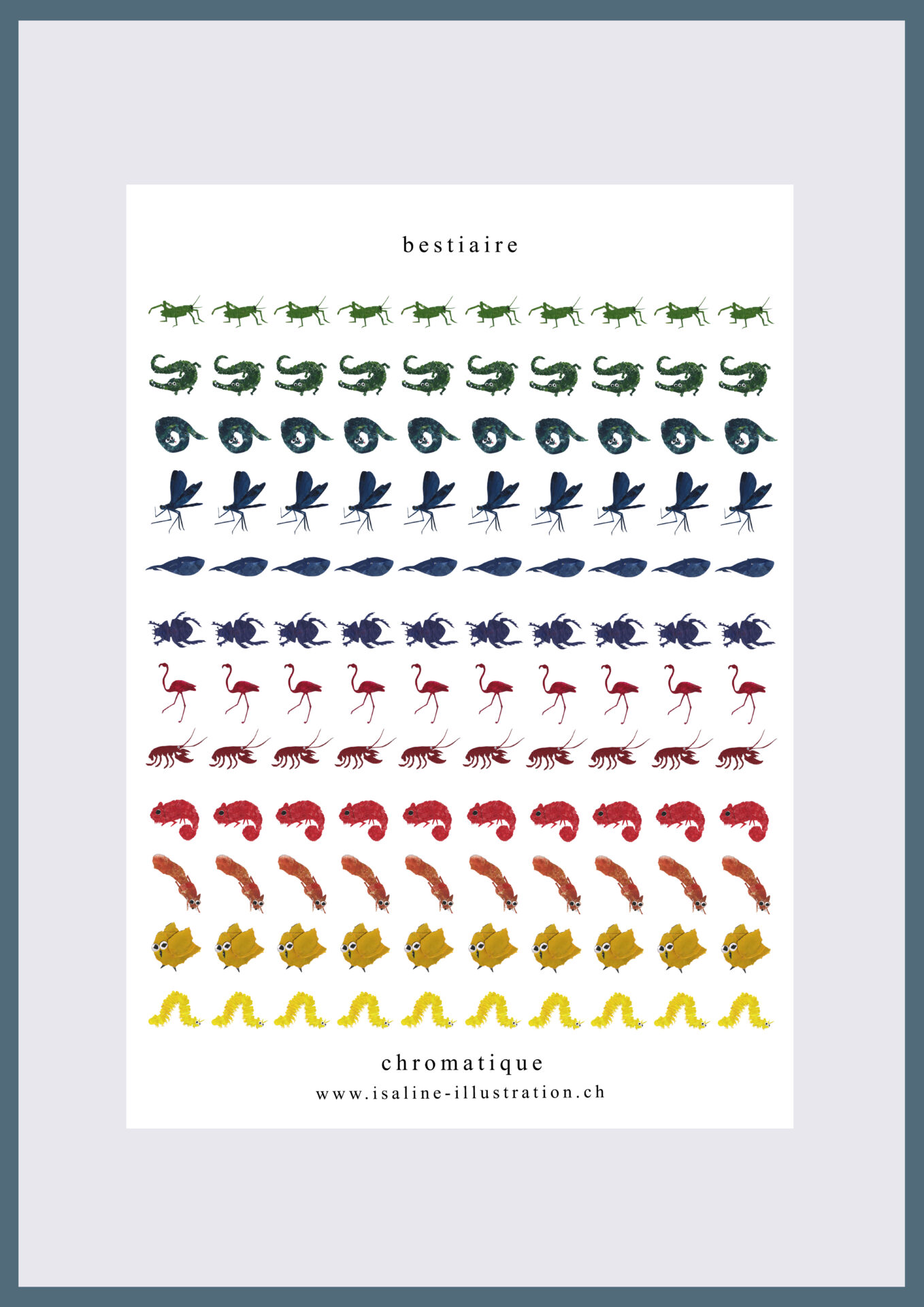 Bestiaire chromatique