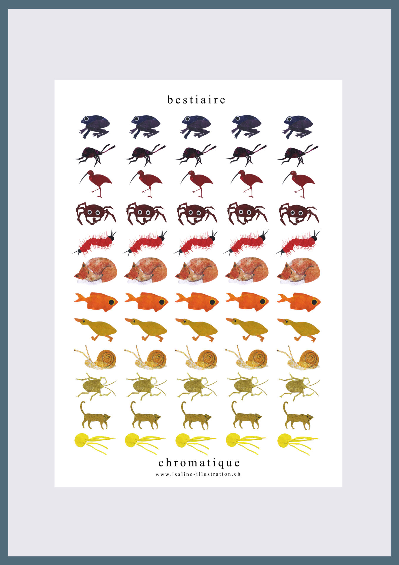 Bestiaire chromatique
