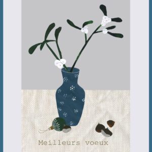 Vase et gui